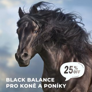 AKČNÍ CENA a výprodej skladových zásob Black Balance pro koně a poníky! 😍 Objednávejte na našem e-shopu za akční ceny, s...